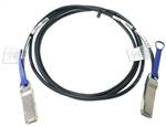 HPE 498385-B23 3m 4X DDR/QDR Quad Small Form Factor Pluggable Infiniband Copper Cable, 503815-002
