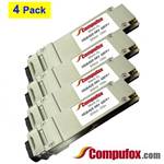 4 Pack | Juniper JNP-QSFP-40GE-SR4 Compatible Transceiver