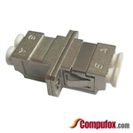 LC Duplex Metal Fiber Optic Adapter