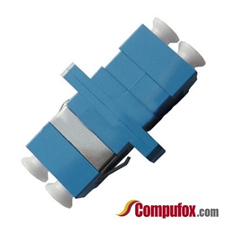 LC Duplex Plastic Fiber Optic Adapter