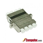 LC Quad Metal Fiber Optic Adapter