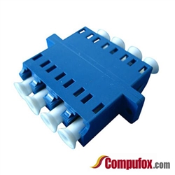 LC Quad Plastic Fiber Optic Adapter