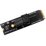 M.2 NVMe M-key to SFF-8643 Adapter for PCIe NVMe U.2 SSD