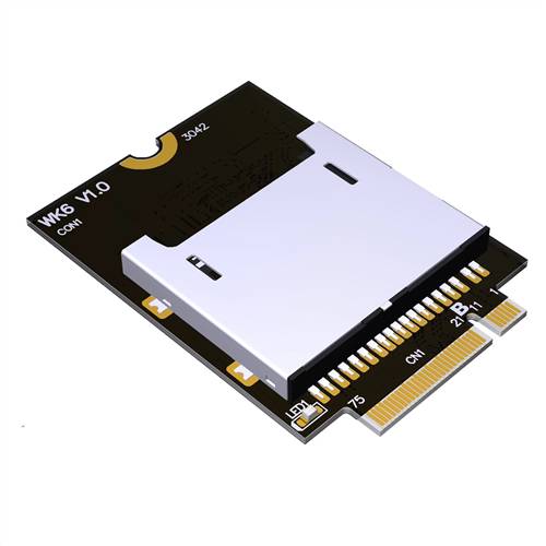 ADP-M2B-SD4 M.2 B-key Male to SD 4.0 UHS-II Connector Adapter