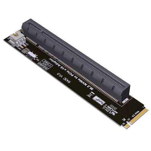 ADP-M2M-P4X16 M.2 NVMe M-key to PCIe 4.0 x16 Female Adapter