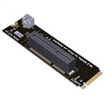 ADP-M2M-P4X4 M.2 NVMe M-key to PCIe 4.0 x4 Female Adapter