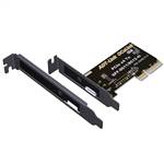 PCIe 5.0 x4 to OCuLink SFF-8612 Female Adapter with Half-height and Full-height Brackets