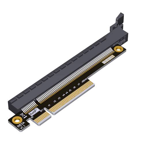 ADP-P5X8M-X16F PCIe 5.0 x8 Male to x16 Female Heightened Test Protection Card