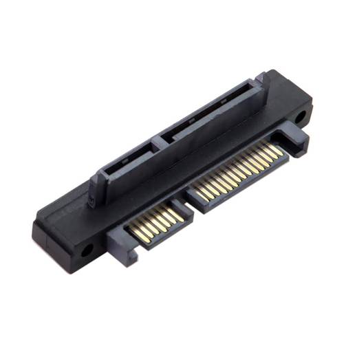 ADP-SATA22PM-USATA22PF SATA 22P (7+15) Male to UP Right Angle SATA 22P (7+15) Female Adapter