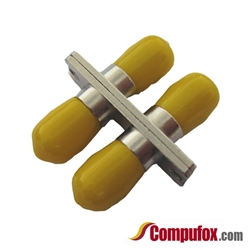 ST Duplex Metal Fiber Optic Adapter