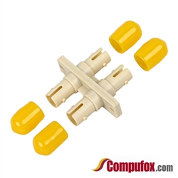 ST Duplex Plastic Fiber Optic Adapter