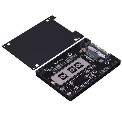 ADP-U3-M2M-ECL PCIe 4.0 U.3 SFF-TA-1001 to M.2 M-key NVMe SSD Adapter with Enclosure