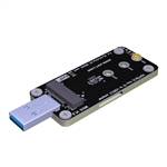 USB 3.0 Type-A Male to M.2 B-key Female 3G/4G/5G/LTE Adapter Card