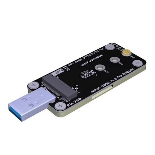 ADP-U3AM-M2BF USB 3.0 Type-A Male to M.2 B-key Female 3G/4G/5G/LTE Adapter Card