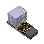 ADP-U9-DU2AF-L USB 9-pin to Dual USB 2.0 Type-A Female Left Side Exit Adapter