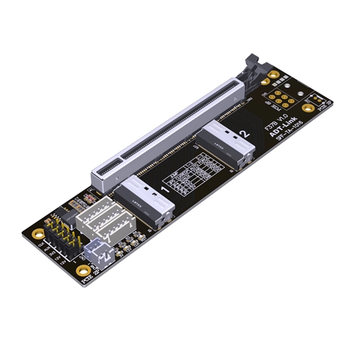 ADP-X16F-2xMCIOx8F PCIe 3.0 x16 Female to Two SFF-TA-1016 MCIO 8x Slots Adapter Card