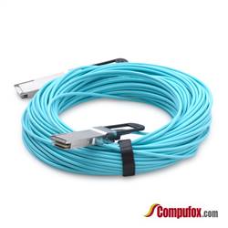 100GB QSFP28 Active Optical Cable, QSFP28 AOC, 15 Meter