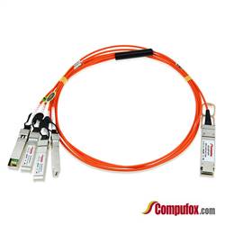 QSFP+ to 4 x SFP+ AOC Cable, 5 Meter