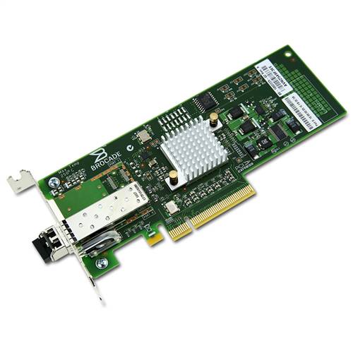 Genuine Brocade BR-815-0010 Single Port 8Gbps Fibre Channel to PCIe Host Bus Adapter