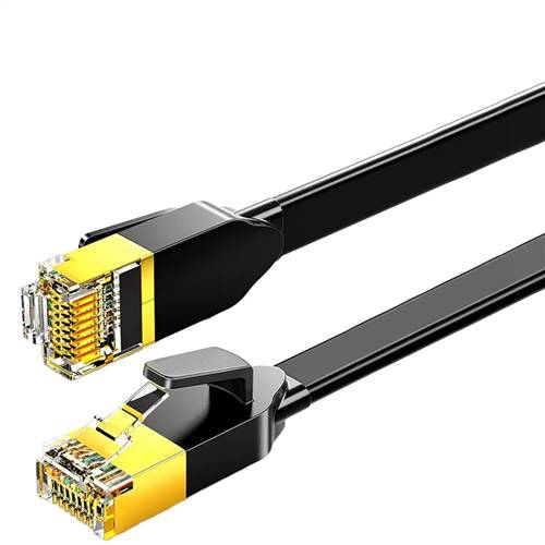 3m Cat6 Flat Snagless Unshielded (UTP) Patch Cable, Black
