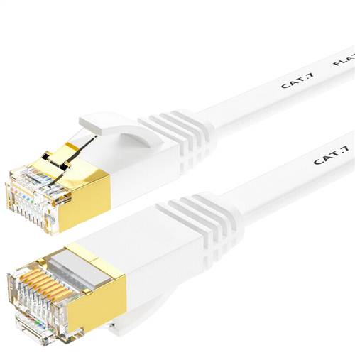 2m Cat7 Flat SSTP Shielded 10Gbps Patch Cable