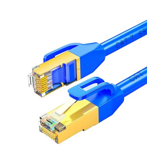 10m Cat7 SFTP Double Shielded 10Gbps Patch Cable, Blue