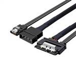 SATA III 3.0 22P (7+15) Female to 7Pin SATA Data & Big 4Pin Power Cable