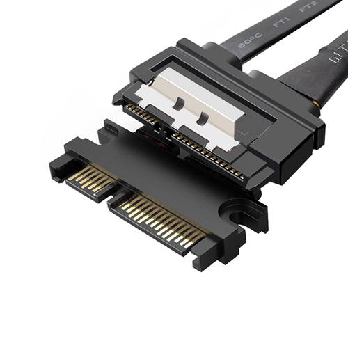 CAB-3SATA22PM-3SATA22PF SATA 22P (7+15) Male to SATA 22P (7+15) Female SATA III 3.0 Cable