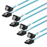 CAB-4SATA-4RASATA 4 Straight SATA 7Pin to 4 Right Angle SATA 7Pin Cable
