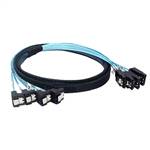 CAB-4SATA-4SATARA | 4 SATA to 4 Right-Angle SATA 4pcs/set SATA 7-pin SAS Cable for Server