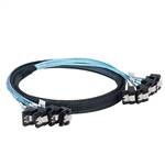 CAB-4SATARA-4SATARA | 4 Right-Angle SATA to 4 Right-Angle SATA 4pcs/set SATA 7-pin SAS Cable for Server