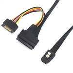 CAB-8087-8639P15 Internal Mini SAS SFF-8087 36P to U.2 SFF-8639 with 15P Power Cable