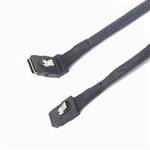 CAB-8087-RA8087 Internal Mini SAS SFF-8087 36P to Internal Mini SAS SFF-8087 36P Cable, Straight to Right Angle