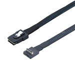 CAB-8087-RA8611 Internal Mini SAS SFF-8087 36P to OCulink SFF-8611 4i Cable, Straight to Right Angle