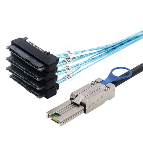 CAB-8088-4x8482 External Mini SAS SFF-8088 26P to 4 SAS SFF-8482 All-in-one Cable