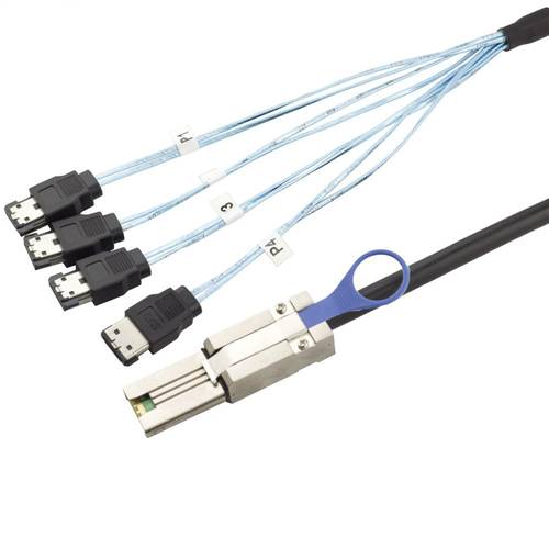 External Mini SAS SFF-8088 26P to 4x eSATA 7P Breakout Cable