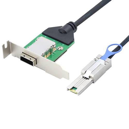 CAB-8088-8088F External Mini SAS SFF-8088 26P Male to External Mini SAS SFF-8088 26P Female Cable
