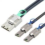 External Mini SAS SFF-8088 8X I/O 68P to 2 External Mini SAS SFF-8088 26P Cable