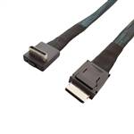 CAB-8611-8611RA | OCuLink SFF-8611 4i to Right Angle OCuLink SFF-8611 4i Cable