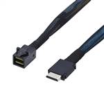CAB-8611-8643 | OCuLink SFF-8611 4i to Internal HD Mini SAS SFF-8643 Cable