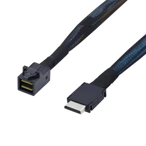 CAB-8611-8643 | OCuLink SFF-8611 4i to Internal HD Mini SAS SFF-8643 Cable
