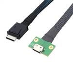 OCulink SFF-8611 4i to Female SFF-8612 4i Cable