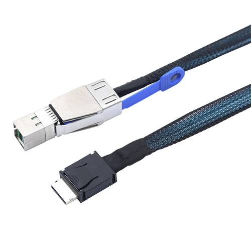 CAB-8611i4-8644 OCulink SFF-8611 4i to External HD Mini SAS SFF-8644 Cable