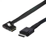 OCulink SFF-8611 4i to Left Bend Internal Mini SAS SFF-8087 36P Cable