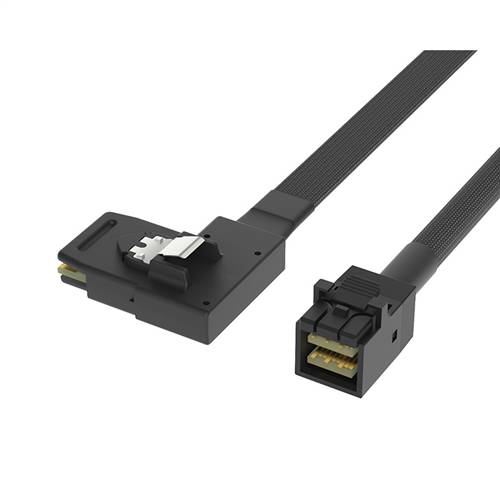 CAB-8643-8087RE | Internal HD Mini SAS SFF-8643 to Right Exit Mini SAS SFF-8087 Cable