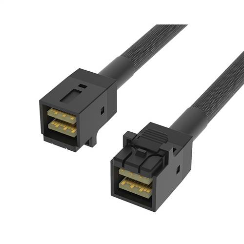 CAB-8643-8643 | Internal HD Mini SAS SFF-8643 to HD Mini SAS SFF-8643 Cable, Straight to Straight