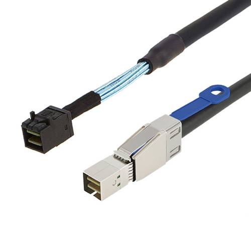 CAB-8643i4-8644 Internal HD Mini SAS SFF-8643 4i to External HD Mini SAS SFF-8644 36P Cable