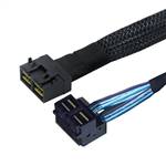 Internal HD Mini SAS SFF-8643 8i to Right Angle Internal HD Mini SAS SFF-8643 8i Cable