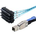 External HD Mini SAS SFF-8644 to 4 SFF-8482 All-in-one Cable