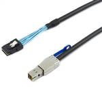 External HD Mini SAS SFF-8644 to Internal Mini SAS SFF-8087 Hybrid Cable